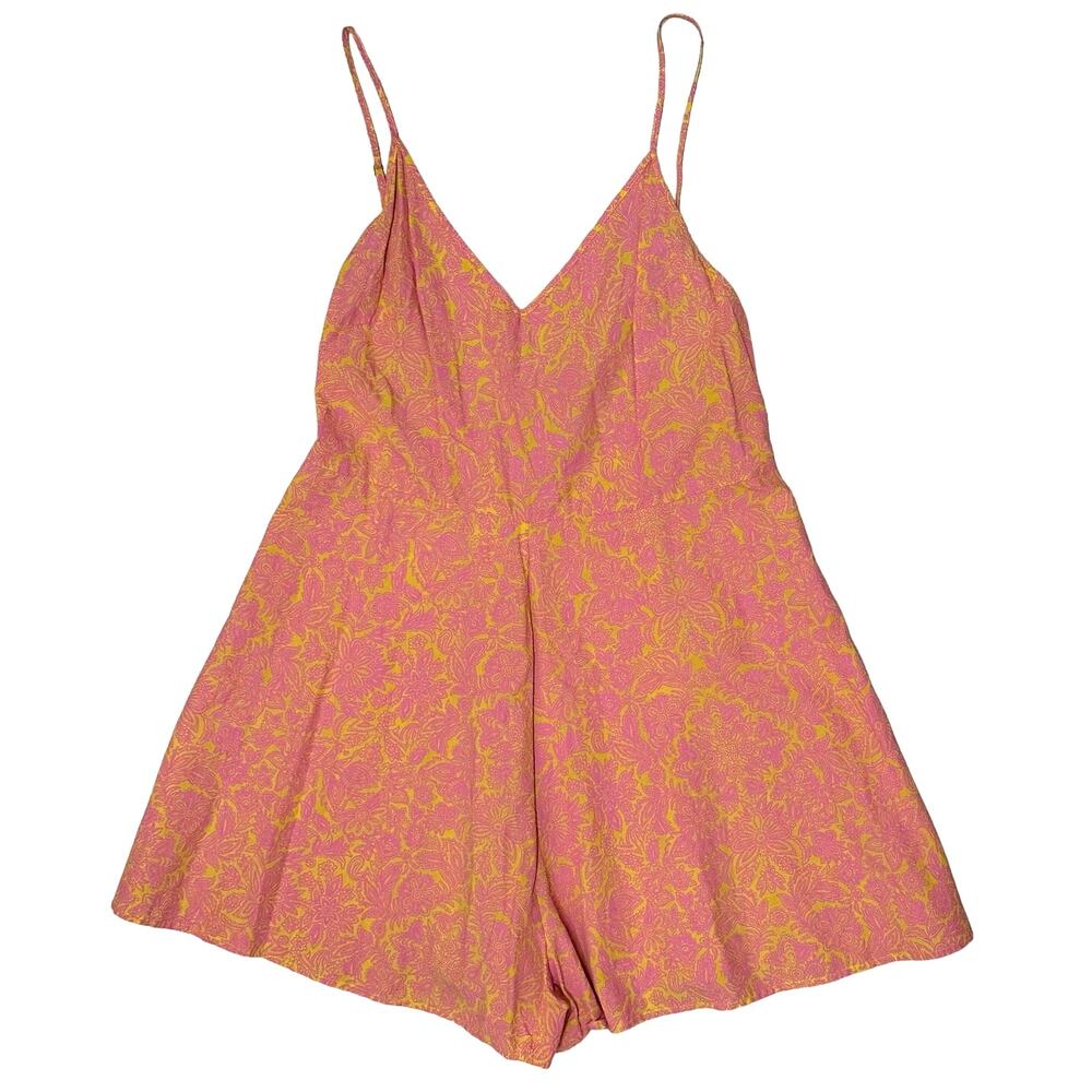 Anthropologie Lilka Saffron Yellow Romper​